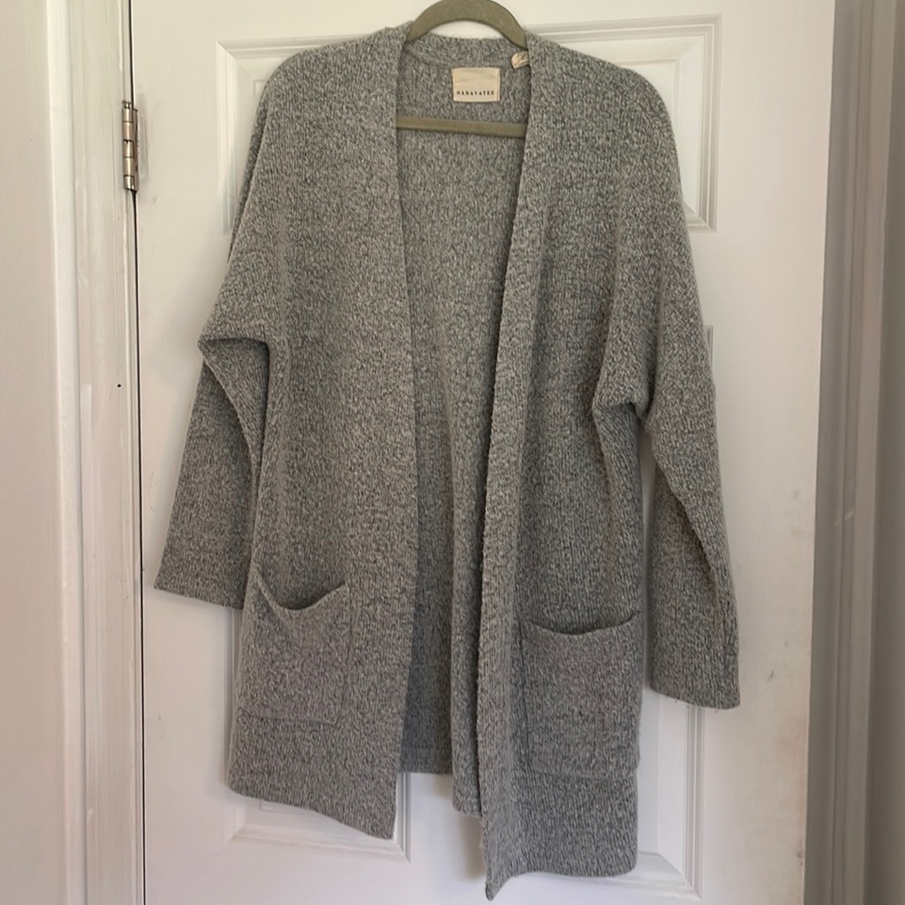 Small Grey oversized cardigan